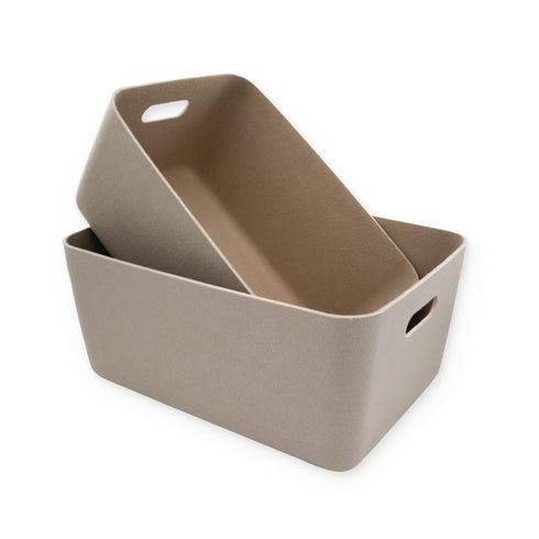 Super soft double-wall structured storage basket